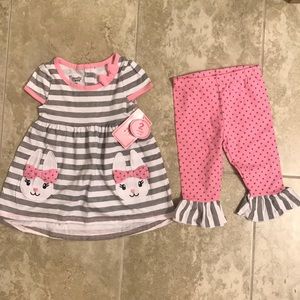 Toddler girl bunny outfit